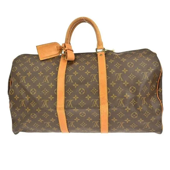 LOUIS VUITTON KEEPALL 50 TRAVEL HANDBAG MONOGRAM M41426 SP0942 RQ01163 BN02 - Picture 2 of 9